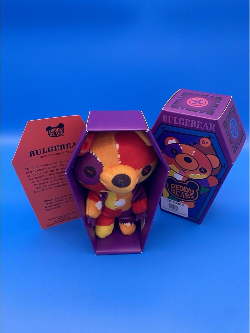 Deddy Bears 5" Bulgebear Stuffed Animal Plush w/ Coffin Box